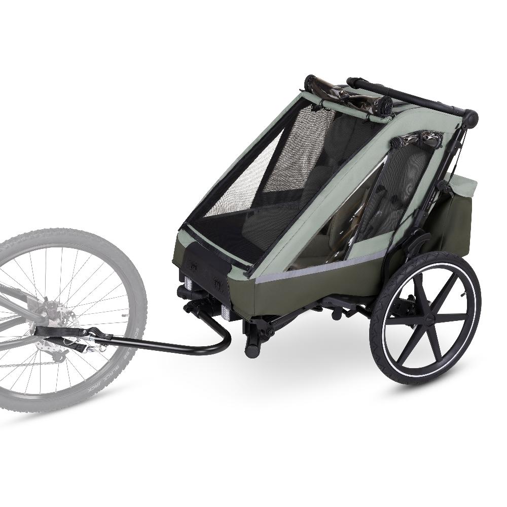 babymarkt Fahrradanhänger Tour olive Black Friday Preise