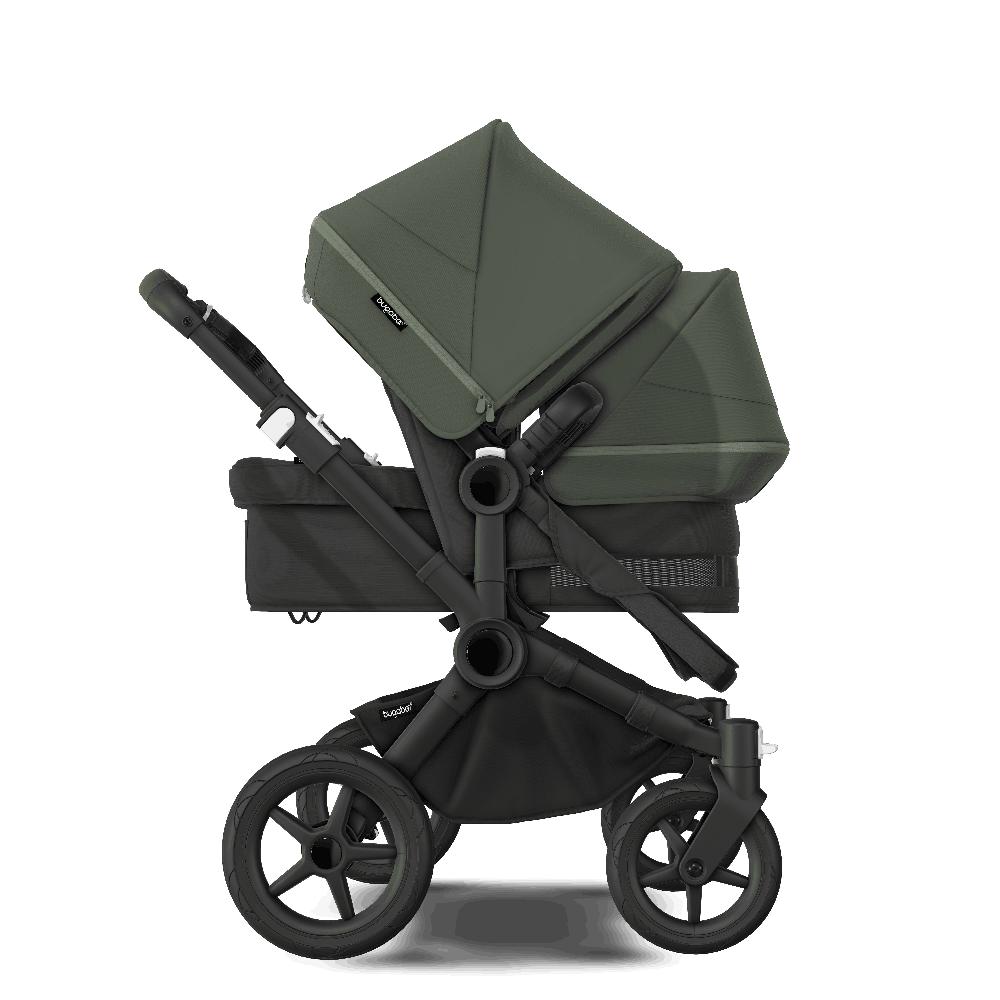 babymarkt Geschwisterwagen Donkey 5 Duo Complete Black/Forest Green Hotsell