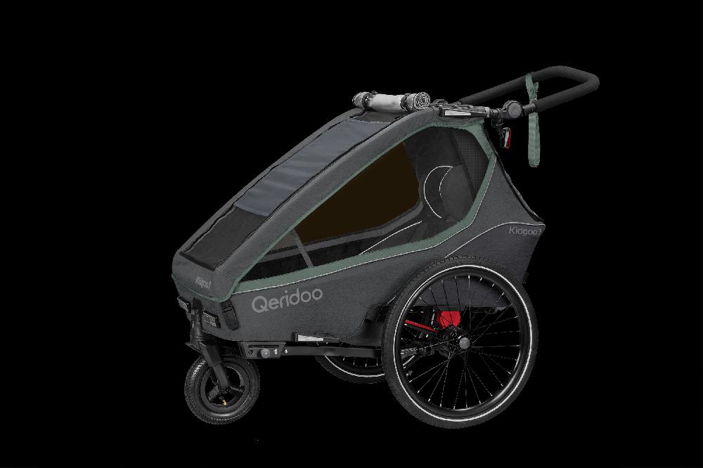 babymarkt Kinderfahrradanhänger Kidgoo1 Ivy Green Kollektion 2023 Limitierter Zeitrabatt