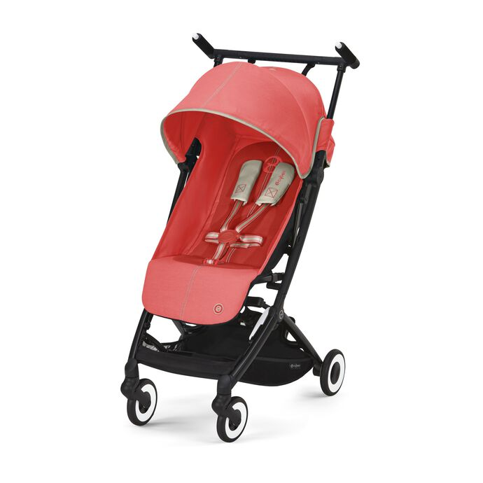babymarkt Buggy Libelle Hibiscus Red inklusive Babyschale Cloud G i-Size Lava Grey und Adapter Saisonschlussverkauf