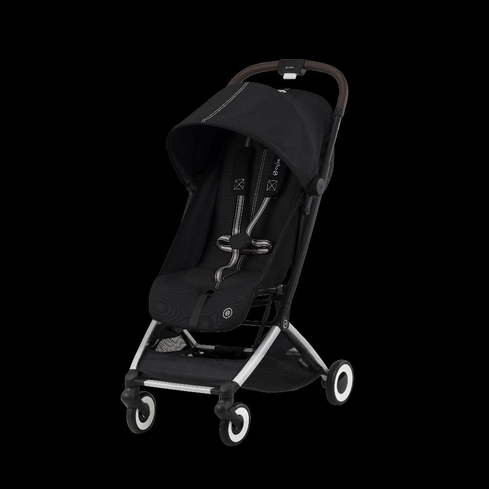babymarkt Kinderwagen Orfeo Silver Moon Black inklusive Babyschale Cloud G i-Size Lava Grey und Adapter Black Friday