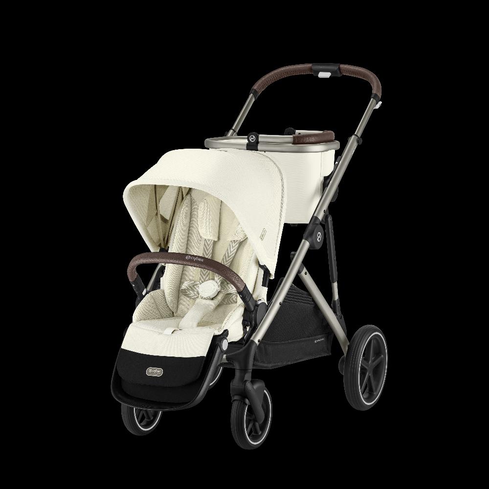 babymarkt Kinderwagen Gazelle S Taupe Seashell Beige inklusive Babyschale Cloud G i-Size Plus Seashell Beige Basisstation Base G und Adapter Cyber Monday