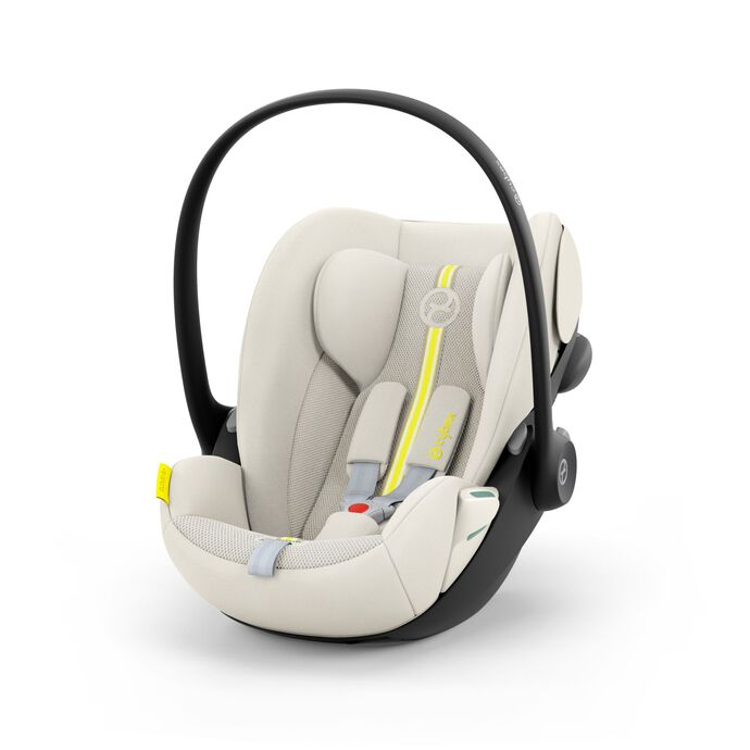babymarkt Kinderwagen Gazelle S Taupe Seashell Beige inklusive Babyschale Cloud G i-Size Plus Seashell Beige Basisstation Base G und Adapter Cyber Monday