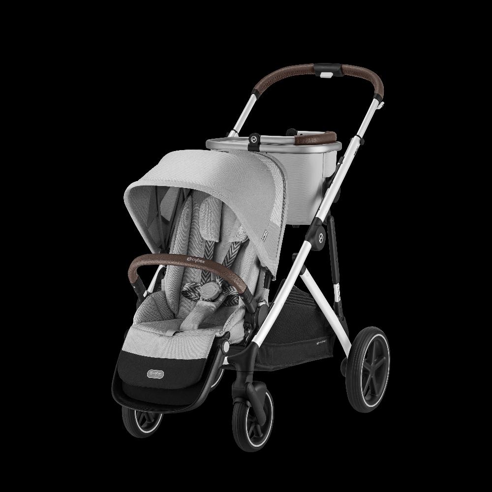 babymarkt Kinderwagen Gazelle S Silver Lava Grey inklusive Babyschale Cloud G i-Size Lava Grey Basisstation Base G und Adapter Osterangebot