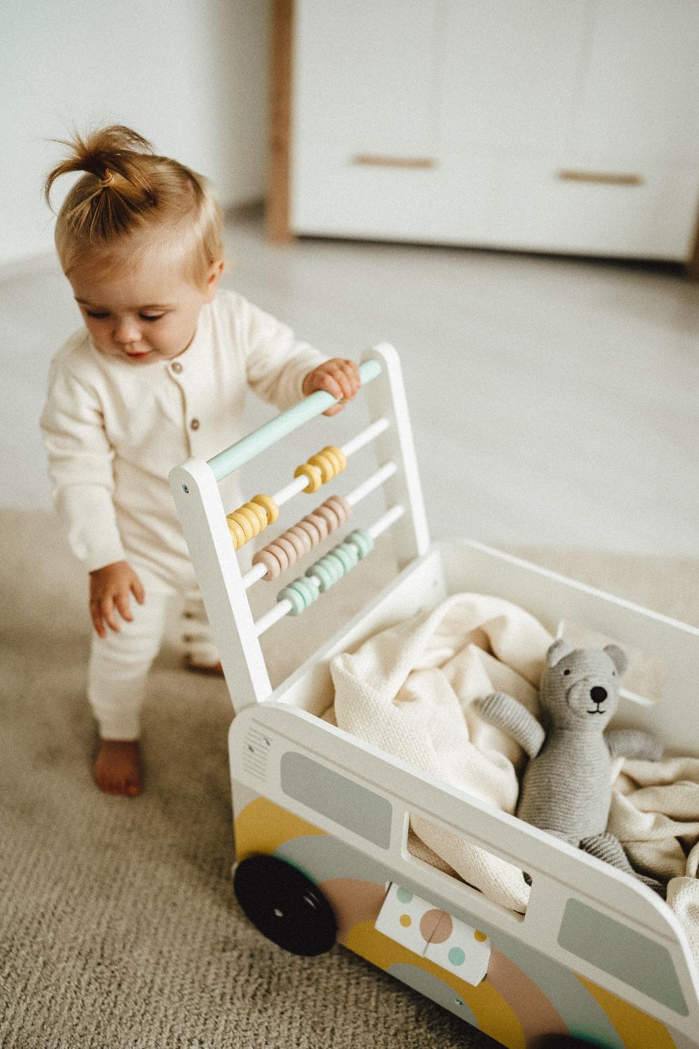babymarkt Lauflernwagen turbus Regenbogen Top Angebot