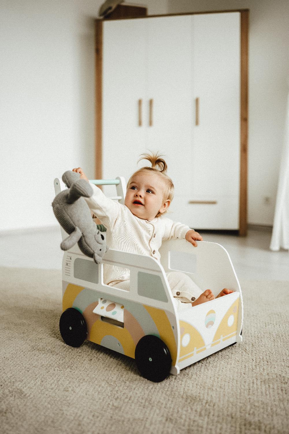 babymarkt Lauflernwagen turbus Regenbogen Top Angebot