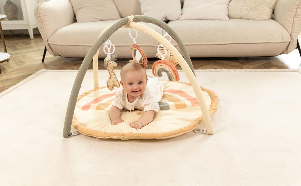 babymarkt Samtmatte-Spielmatte für Baby 200 x 150 cm Beige Exklusive Angebote