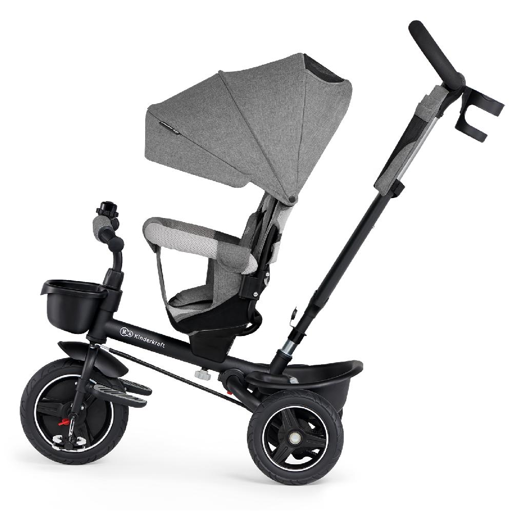 babymarkt 5 in 1 Dreirad SPINSTEP platinum grey Kauf eins, bekomm eins gratis