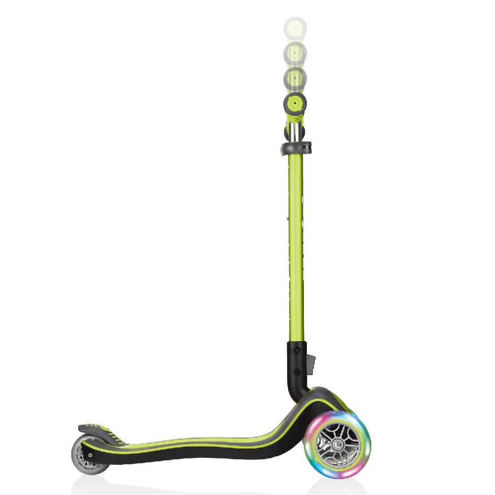babymarkt Scooter ELITE DELUXE LIGHTS mit Leuchtrollen lime grün Begrenzte Freigabe