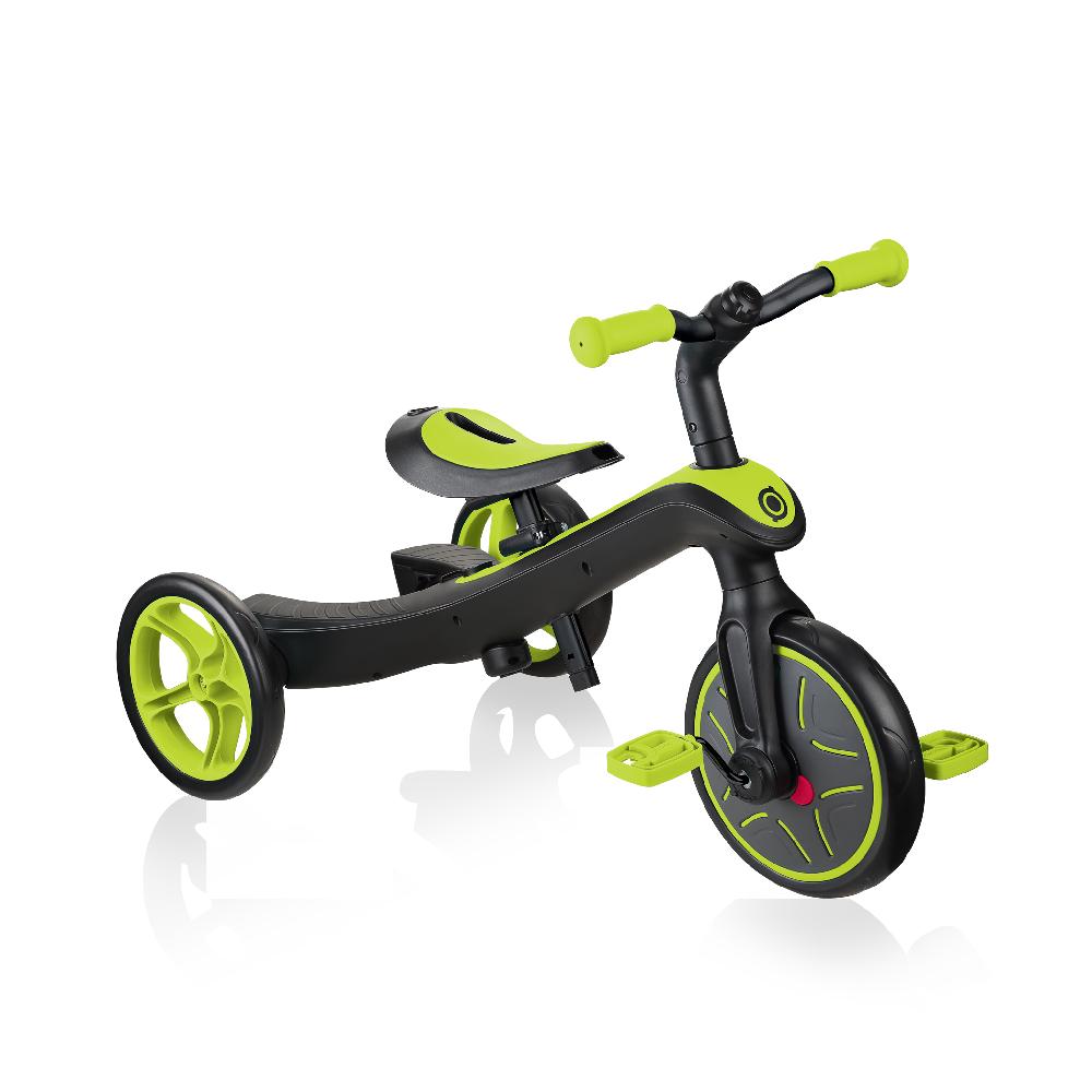 babymarkt Dreirad EXPLORER TRIKE 4in1 lime grün Sonderangebot der Fabrik