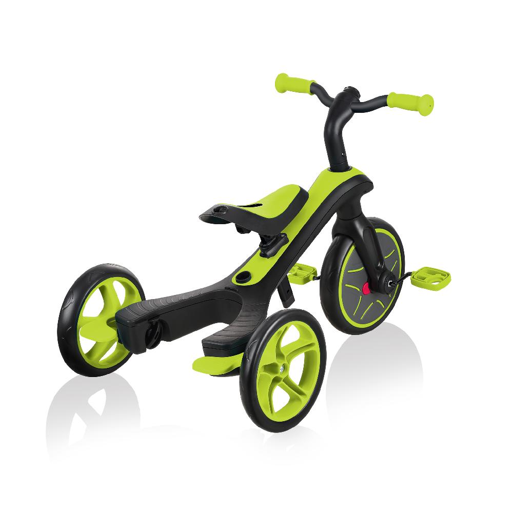 babymarkt Dreirad EXPLORER TRIKE 4in1 lime grün Sonderangebot der Fabrik
