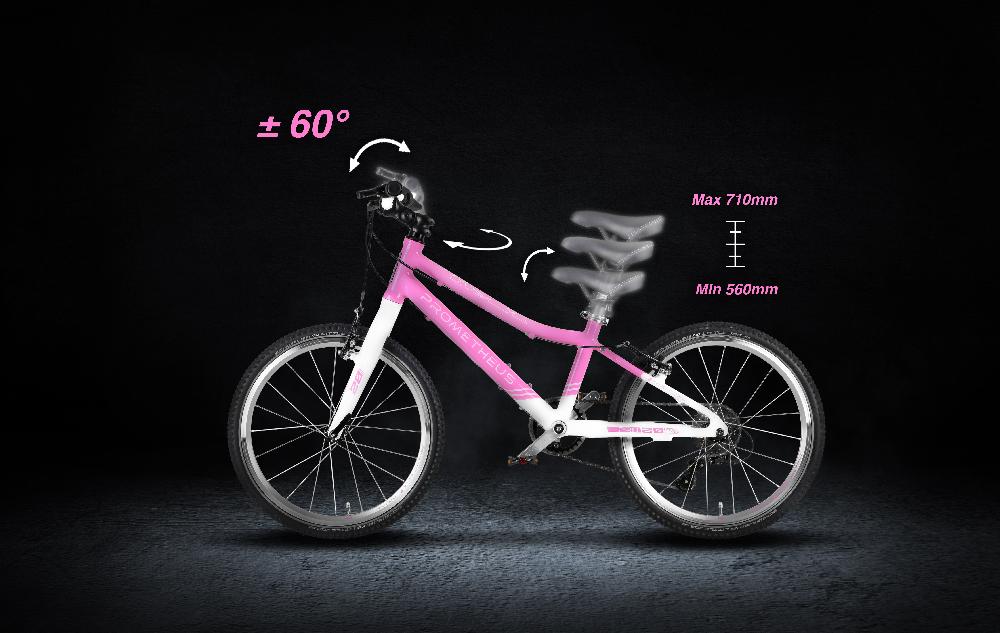 babymarkt PRO Kinderfahrrad 20" SHOCKING PINK rosa-weiss Nur noch ein Tag übrig