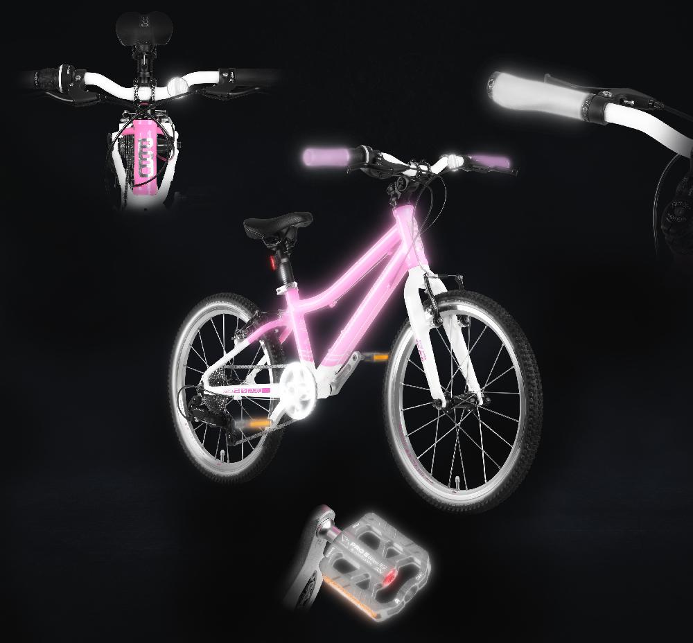 babymarkt PRO Kinderfahrrad 20" SHOCKING PINK rosa-weiss Nur noch ein Tag übrig