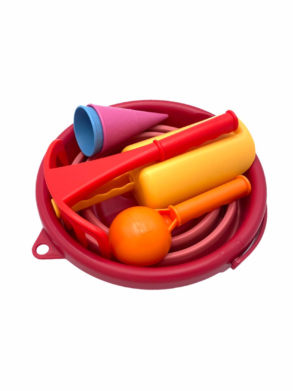 babymarkt 7in1 Sand Toys Falteimer-Set rot 50% Rabatt für begrenzte Zeit