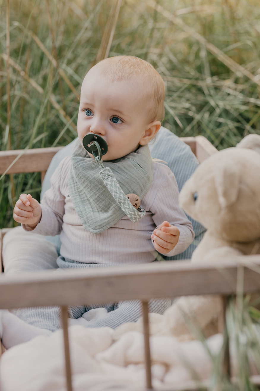 babymarkt Schnullerkette Sage/Ivory Begrenztes Angebot