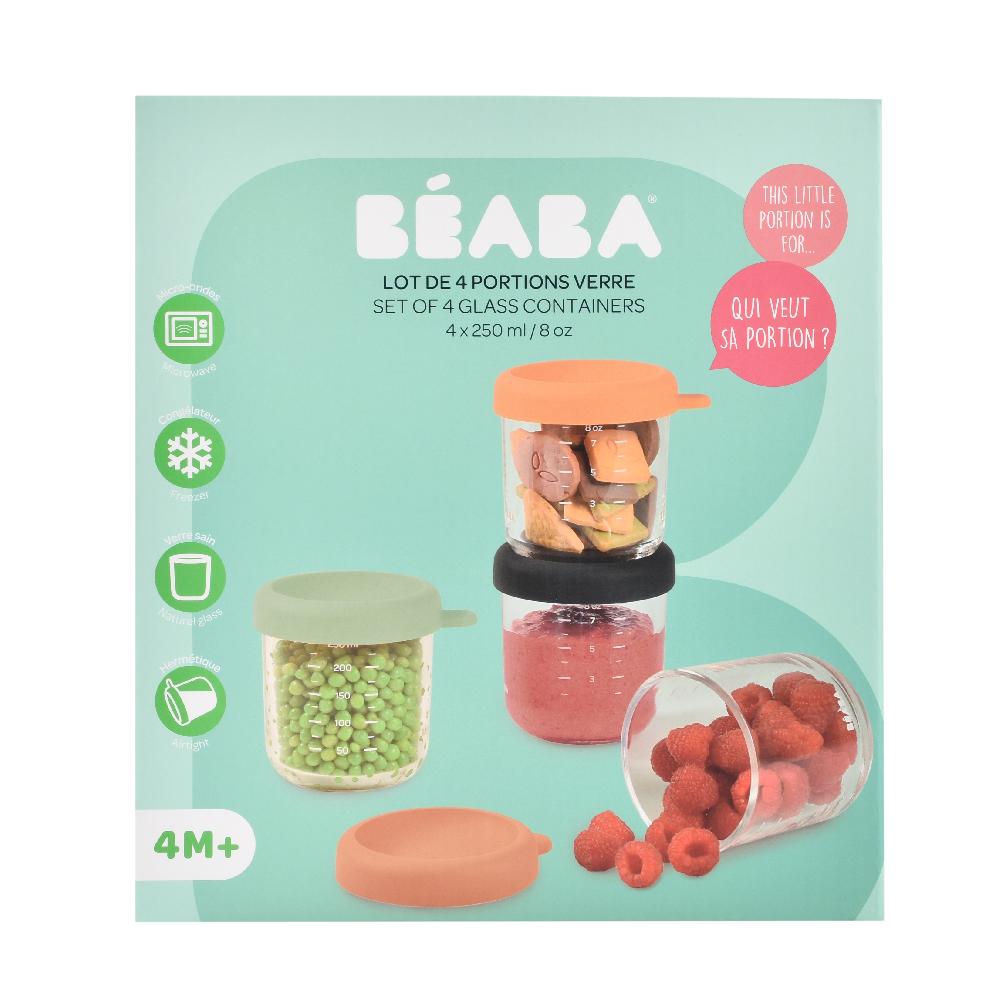 babymarkt Portionsbehälter 4er Set aus Glas sunrise Saisonschlussverkauf