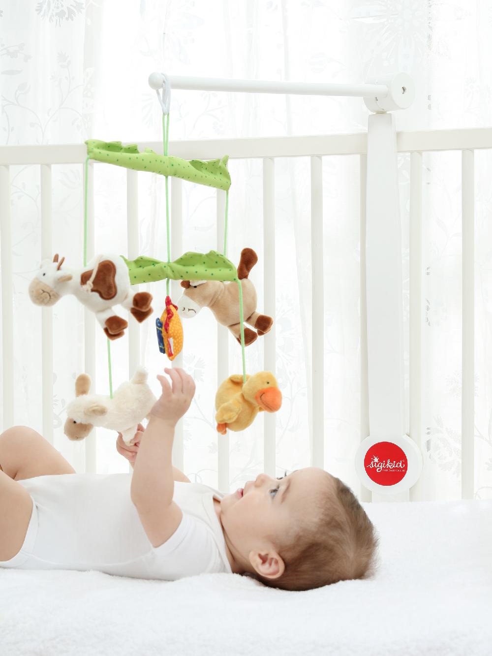 babymarkt Mobile-Halter Holz weiß Kauf eins, bekomm eins gratis