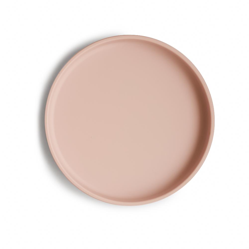 babymarkt Silikonteller Classic mit Saugfuß Blush Kostenlose Rückgabe