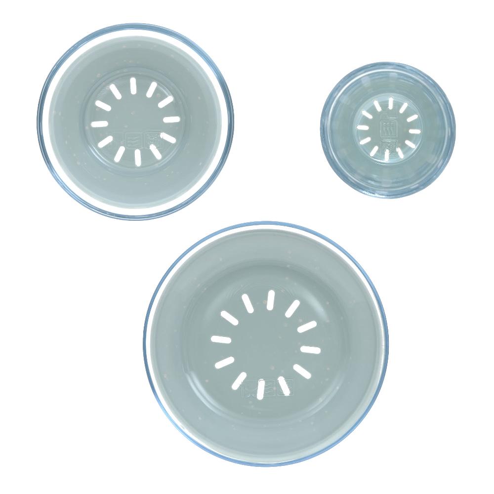 babymarkt Esslernset aus Glas und Silikon blue Versandkostenfrei
