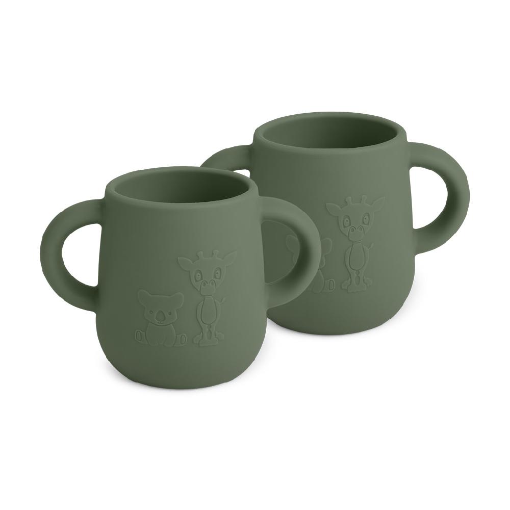 babymarkt Kindertasse Abiola 145ml 2 Stück Dusty Green Cyber Monday