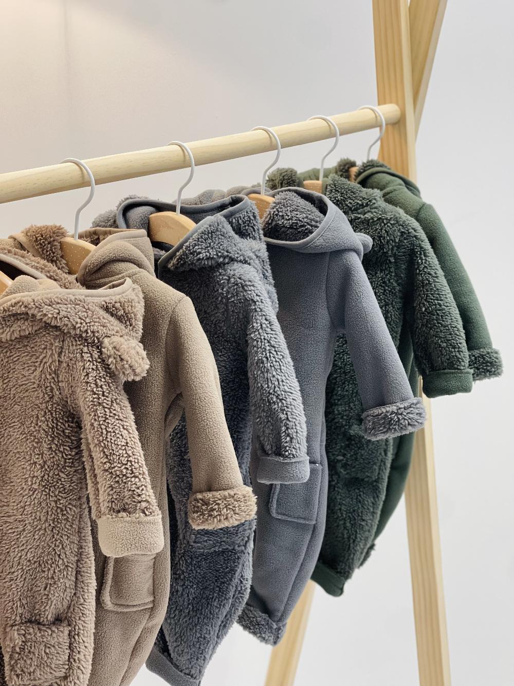 babymarkt Fleece Overall kuddel grau Lagerräumung