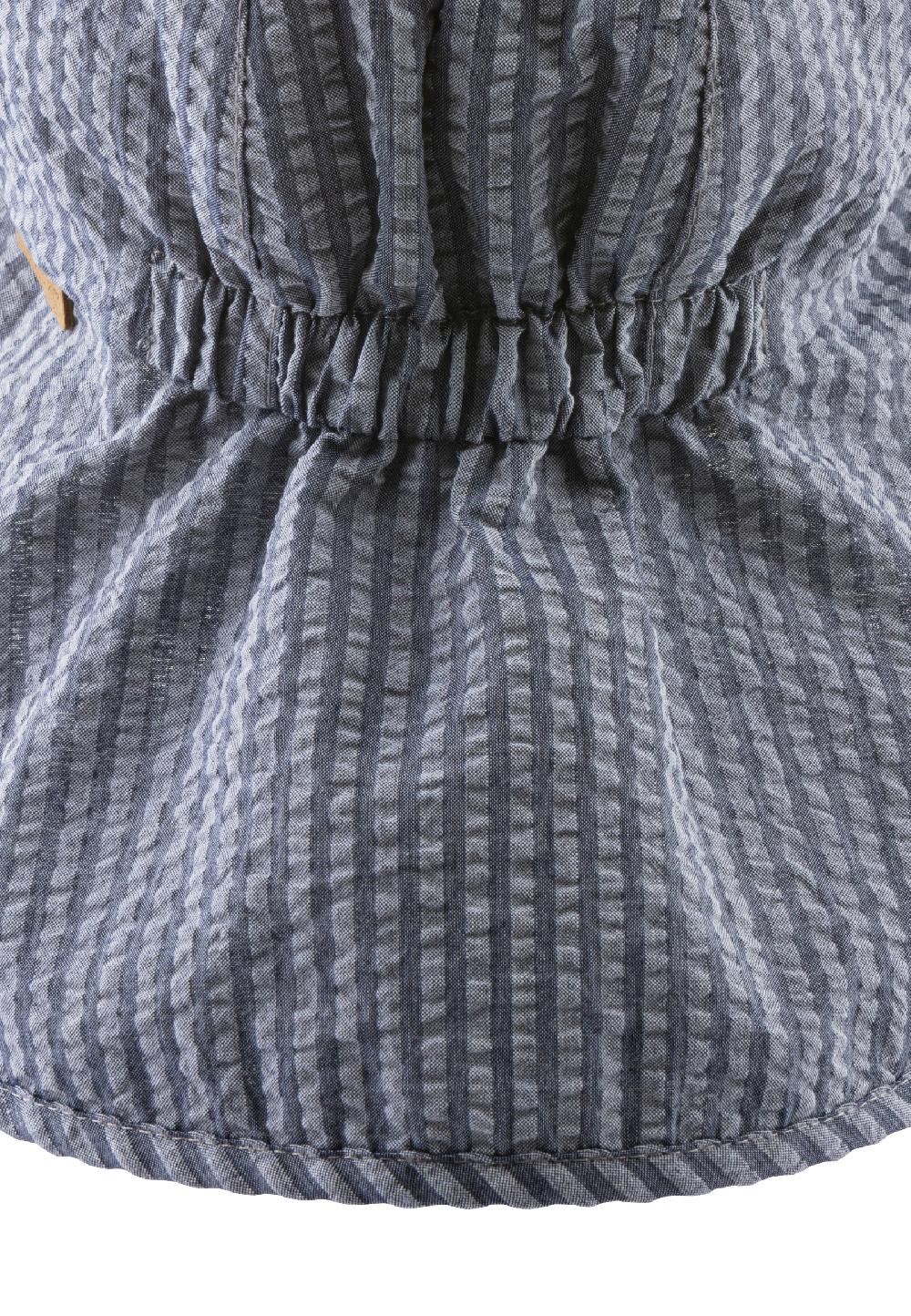 babymarkt Schirmmütze mit Nackenschutz Streifen blau Blitzangebot