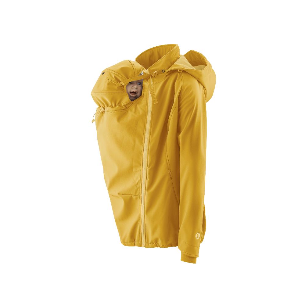 babymarkt Softshell-Tragejacke Allrounder senfgelb Sonderangebot der Fabrik