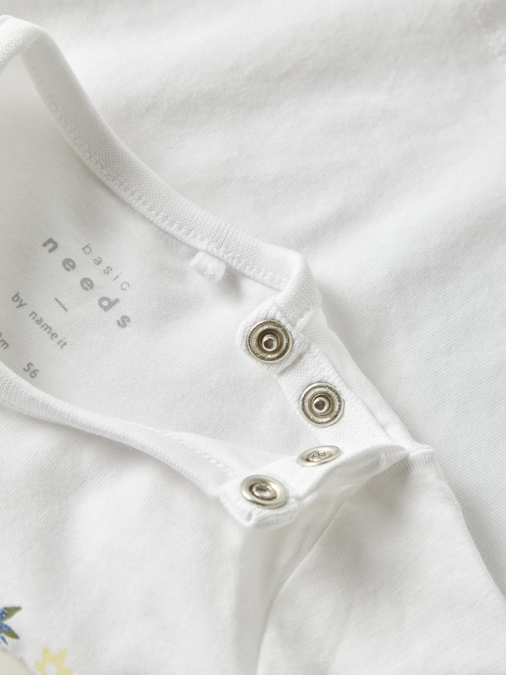babymarkt Langarmshirt Nbfvubie Bright White Clearance-Verkauf