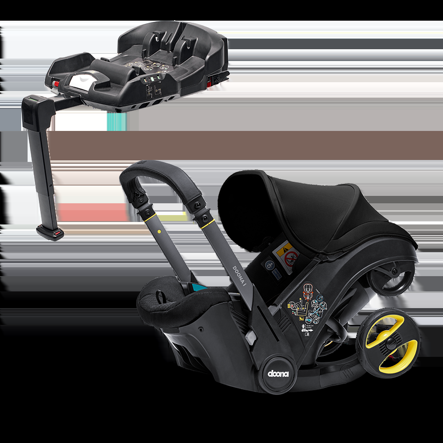 babymarkt Babyschale i Nitro Black inklusive Basisstation i Isofix