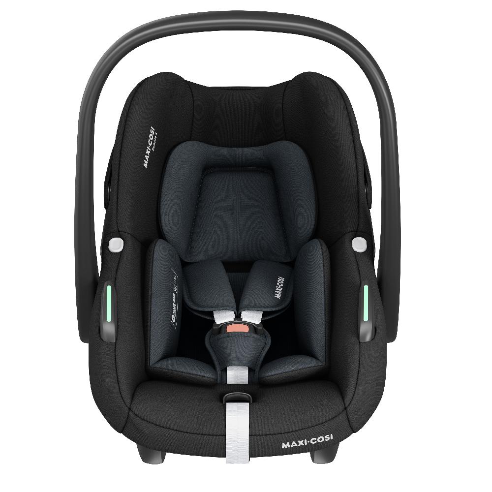 babymarkt Babyschale Pebble S Tonal Black inkl. Reboarder Pearl S Tonal Black und Basisstation FamilyFix S Black Bestseller