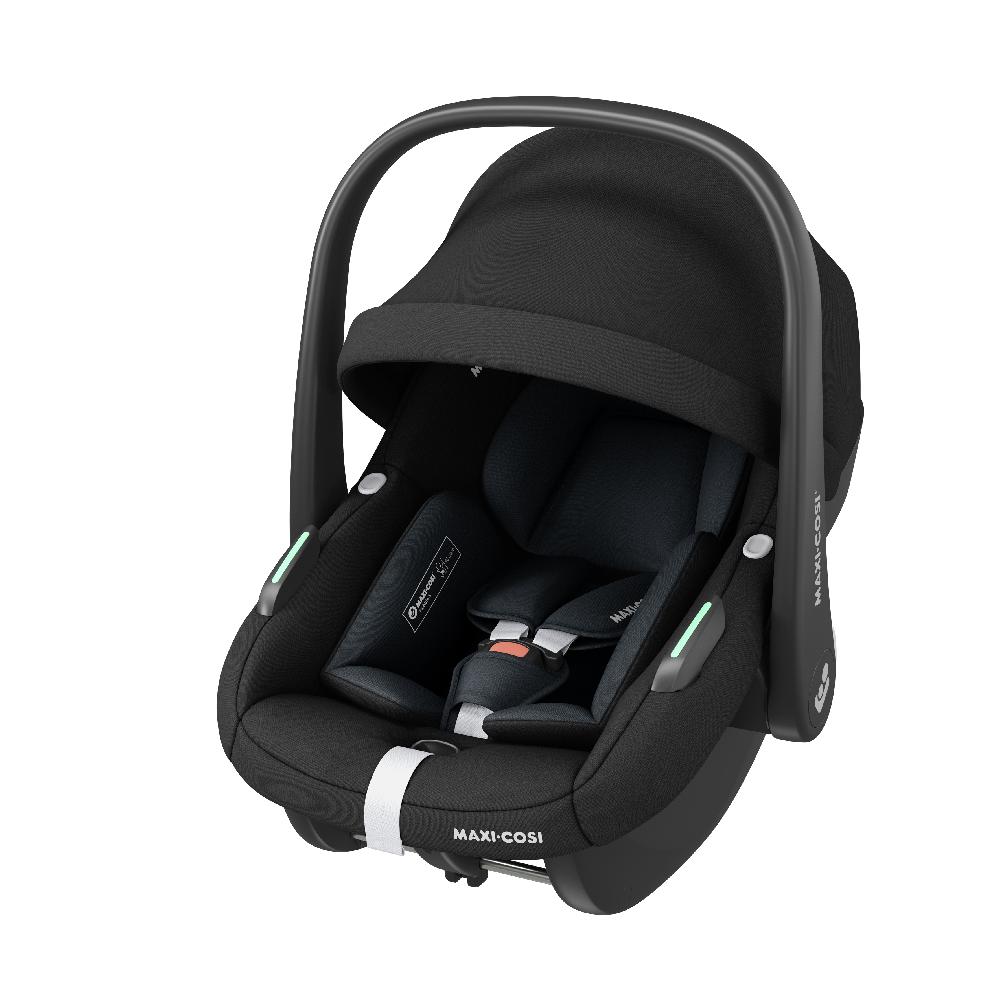 babymarkt Babyschale Pebble S Tonal Black inkl. Reboarder Pearl S Tonal Black und Basisstation FamilyFix S Black Bestseller
