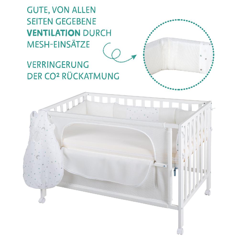 babymarkt Room Bed safe asleep Sternenzauber weiß Limitierter Zeitrabatt