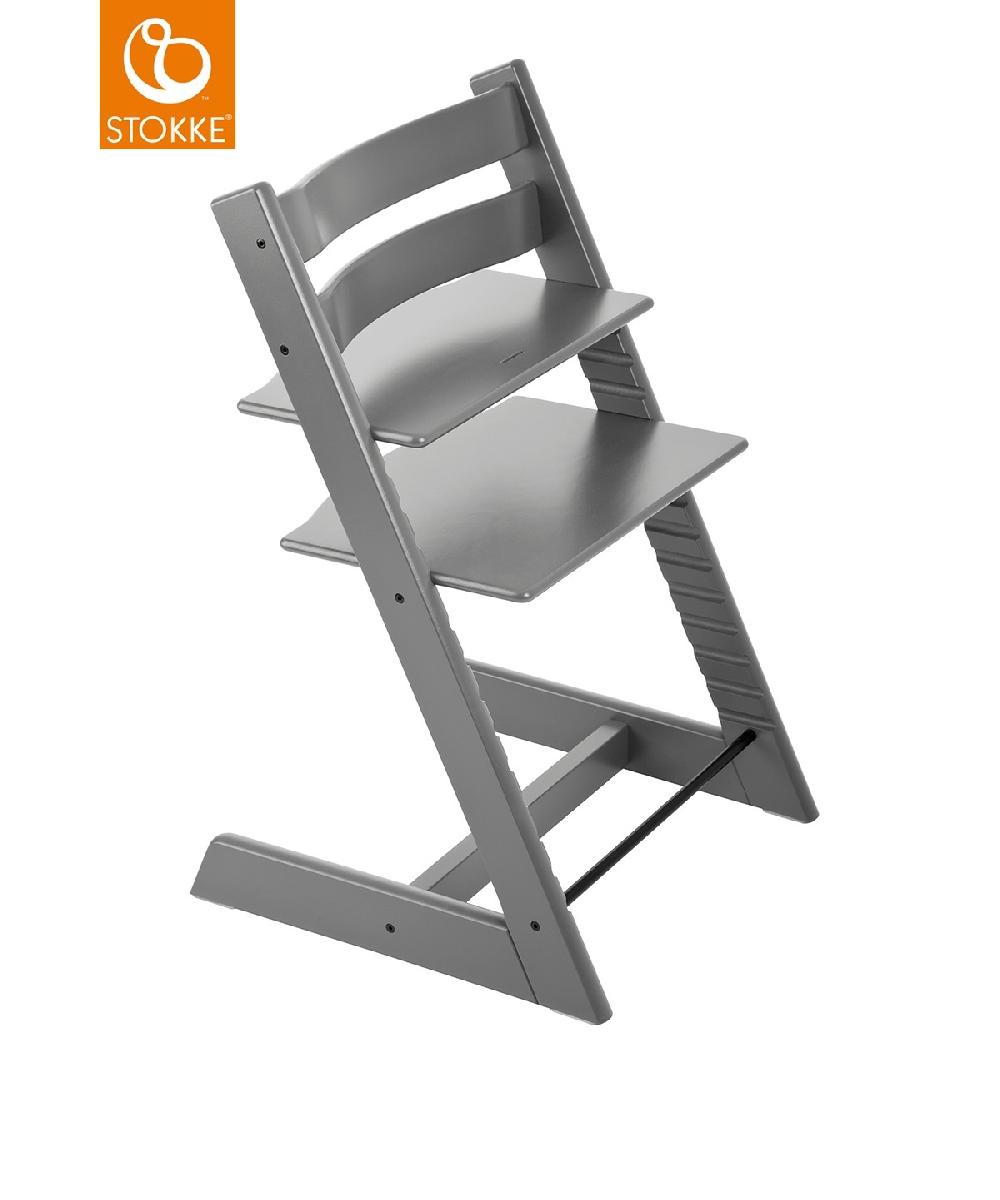 babymarkt Mega Tripp Trapp Set Hochstuhl Buche Storm Grey inkl. Newborn Set Grey und Baby Set V2 Storm Grey Günstig kaufen