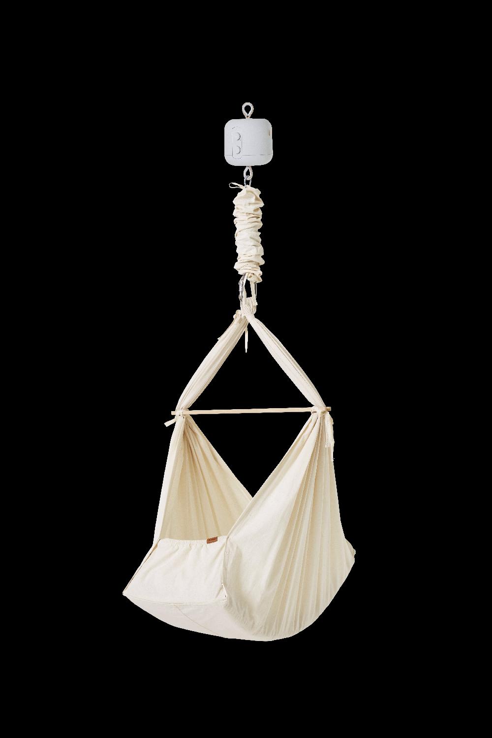 babymarkt -Set mit Ständer Federwiege Basic & Motor LeeLo01 beige/grau Flash Sale