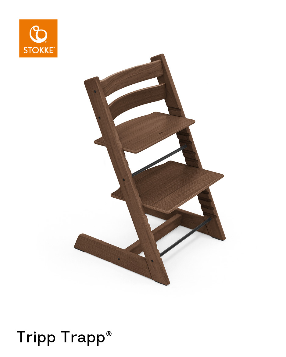 babymarkt Tripp Trapp Hochstuhl Oak Warm Brown + gratis Babyset Warm Brown Top Angebot