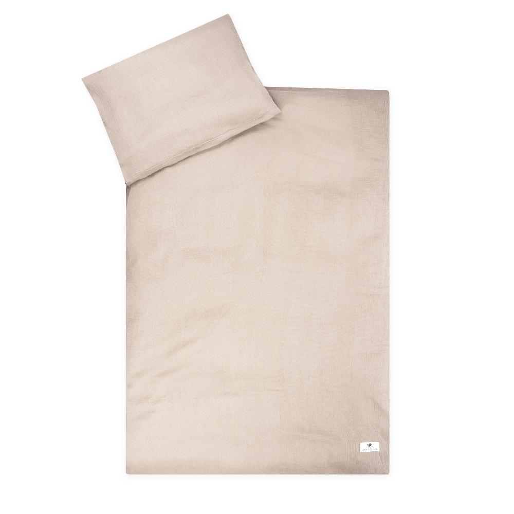 babymarkt Bettwäsche Musselin sand 100 x 135 cm