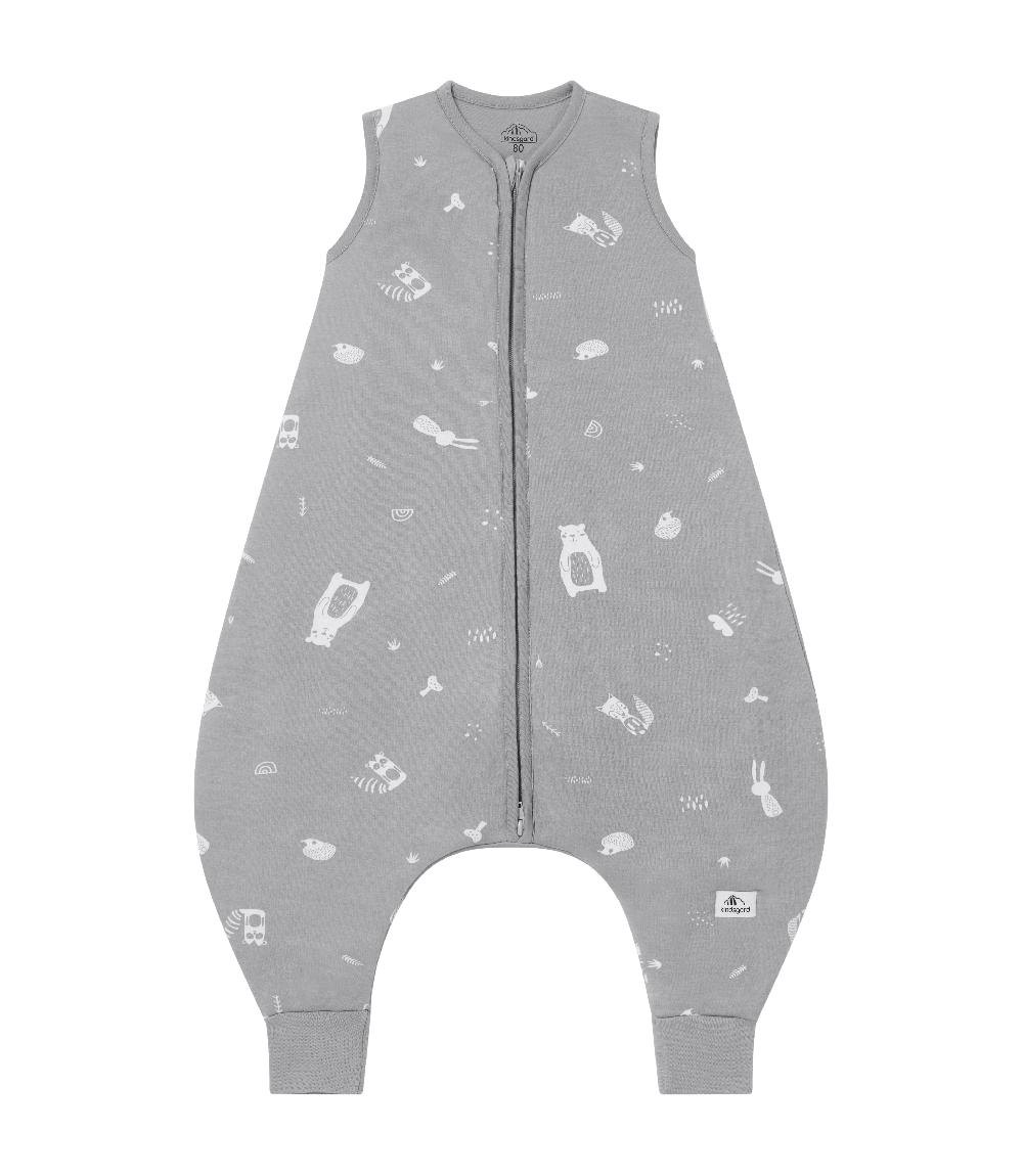 babymarkt Ganzjahresschlafsack smalig mit Füßen grau