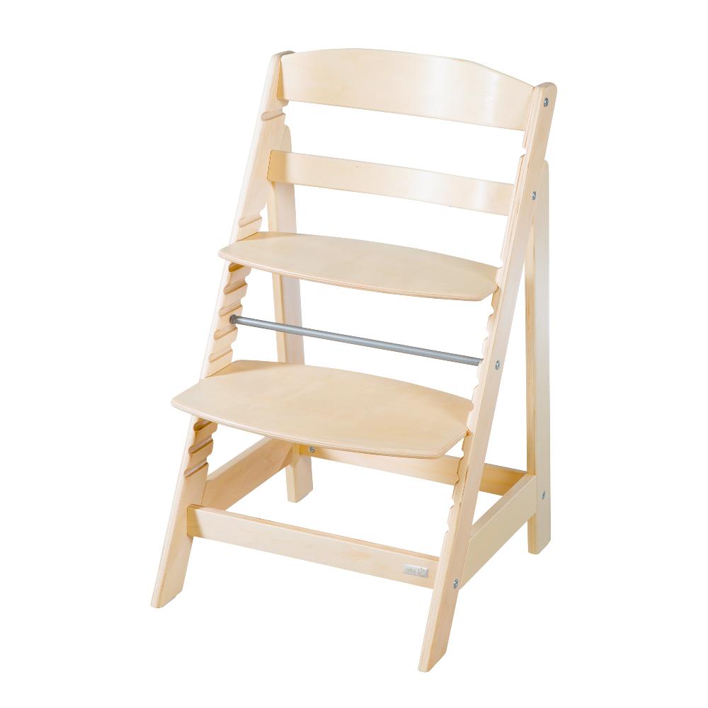 babymarkt Treppenhochstuhl Born Up natur Set 2 in 1 inkl. Aufsatz Greyish gesteppt Wochenangebot
