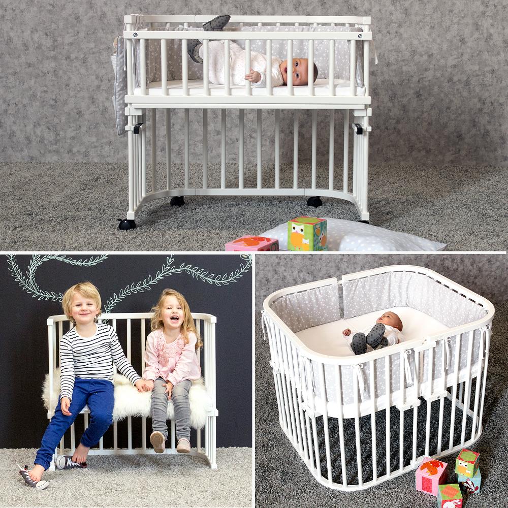 babymarkt Beistellbett Boxspring XXL weiß Letzte 3 Tage