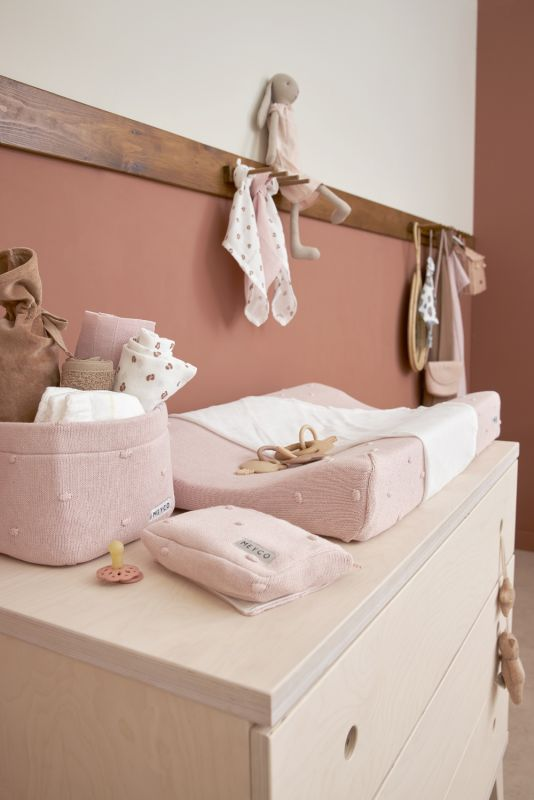 babymarkt Wickeltischkörbchen klein Knots Soft Pink Bis zu 50% Rabatt
