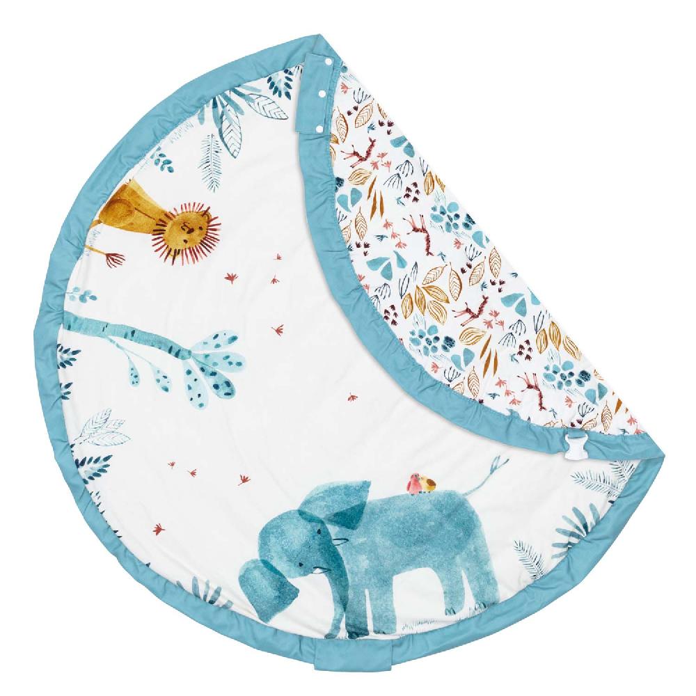 babymarkt play&go 2-in-1-Aufbewahrungstasche und Spielmatte Moulin Roty baobab blue ⌀120 cm Bis zu 65% Rabatt