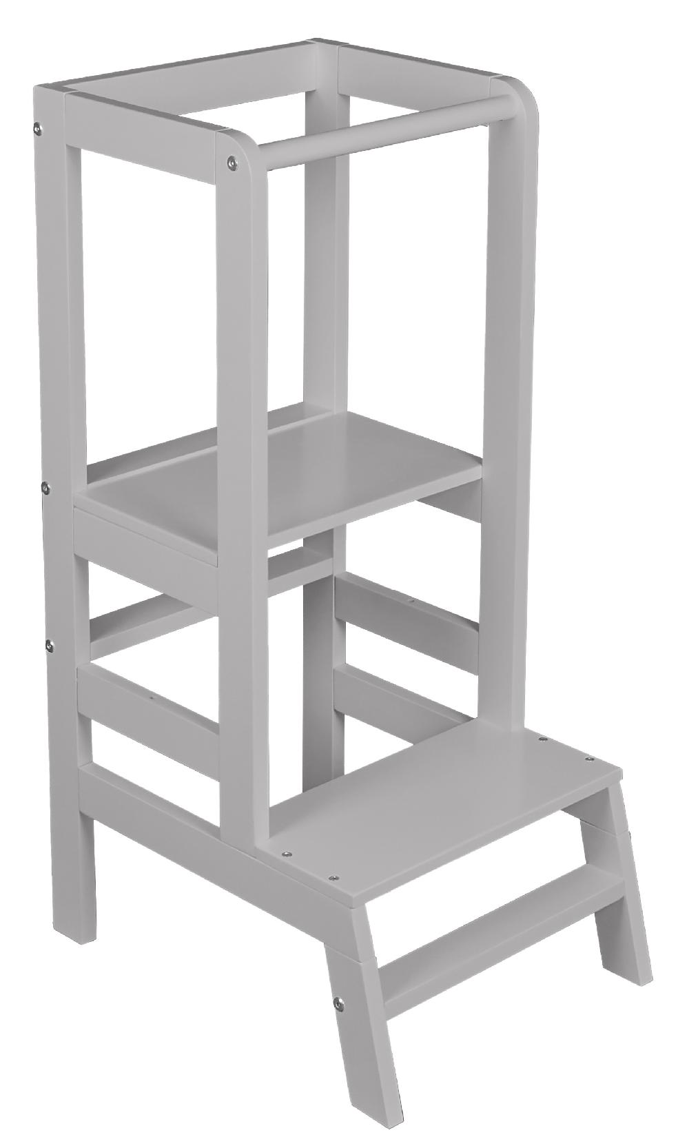 babymarkt Kids Lernturm Step grau Sonderangebot der Fabrik