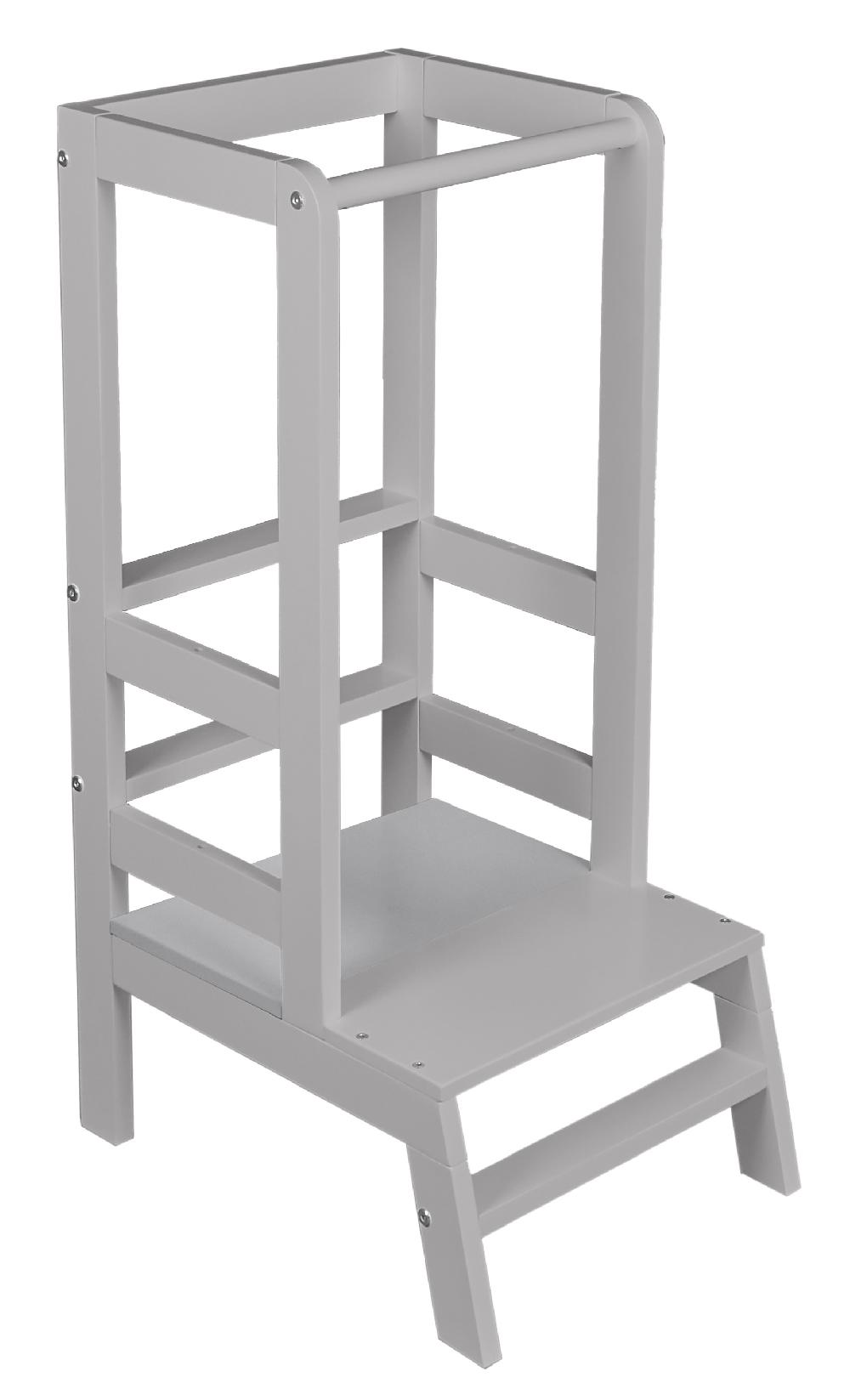 babymarkt Kids Lernturm Step grau Sonderangebot der Fabrik