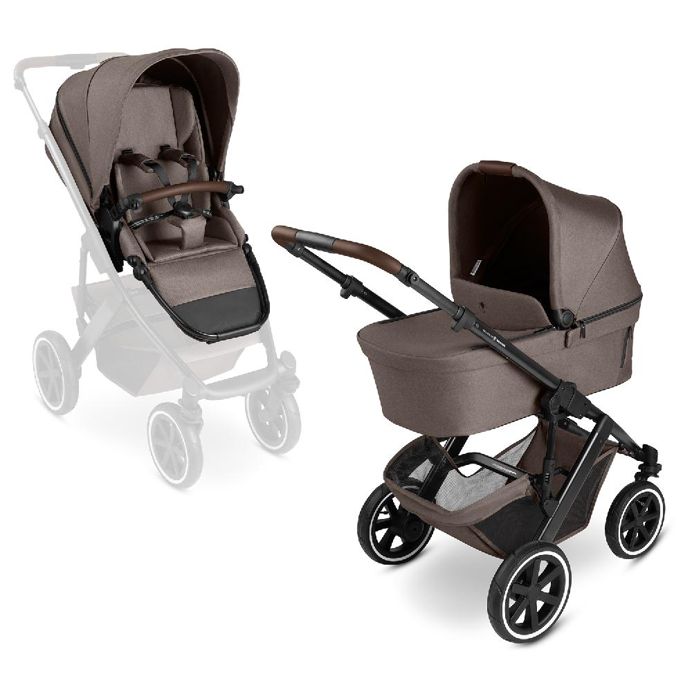 babymarkt Kombikinderwagen Salsa 5 Air inkl. Wickeltasche Urban und Winterfußsack nature Weihnachtsangebot