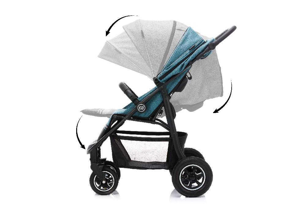 babymarkt fill Sportwagen Adventure Air blau Lagerräumung