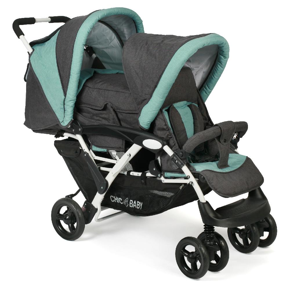 babymarkt Geschwisterwagen DUO Melange mint Zeitlich begrenztes Angebot