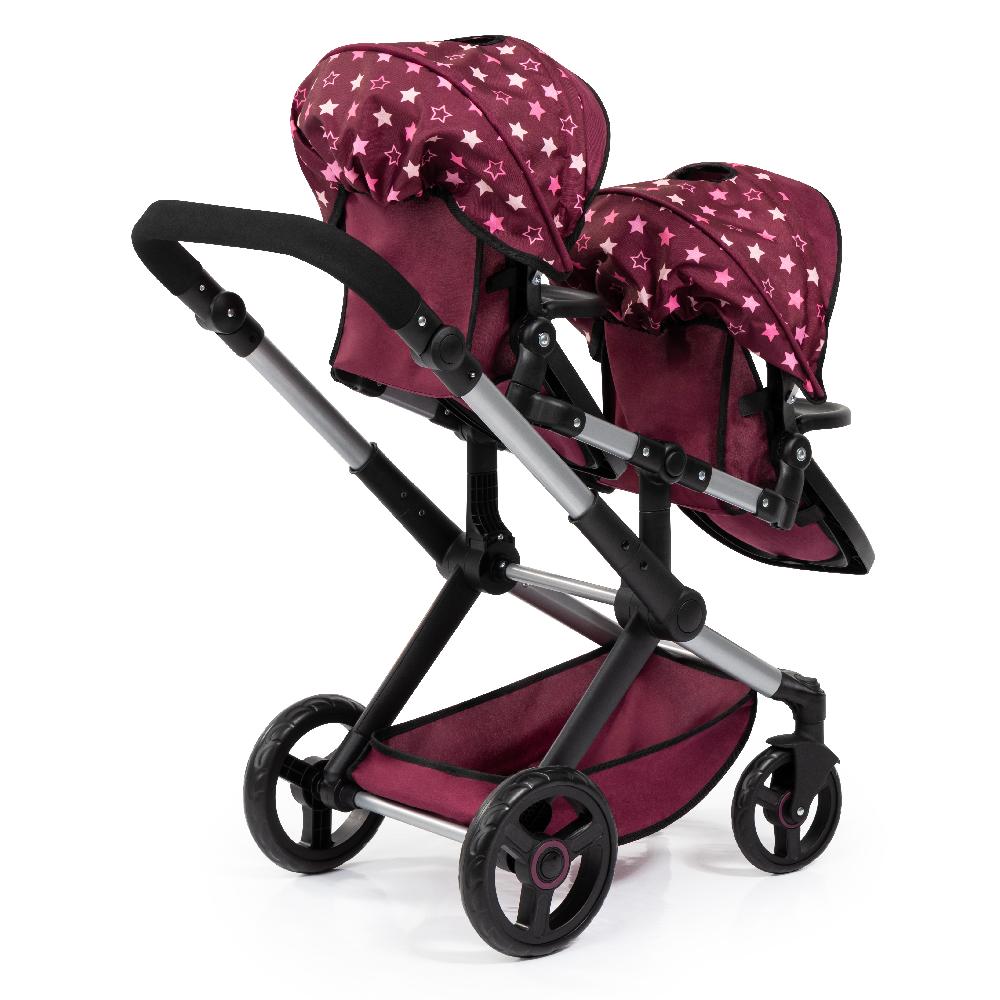 babymarkt Design Zwillings-Puppenwagen Xeo Twin mit Einhorn Neueste Stile