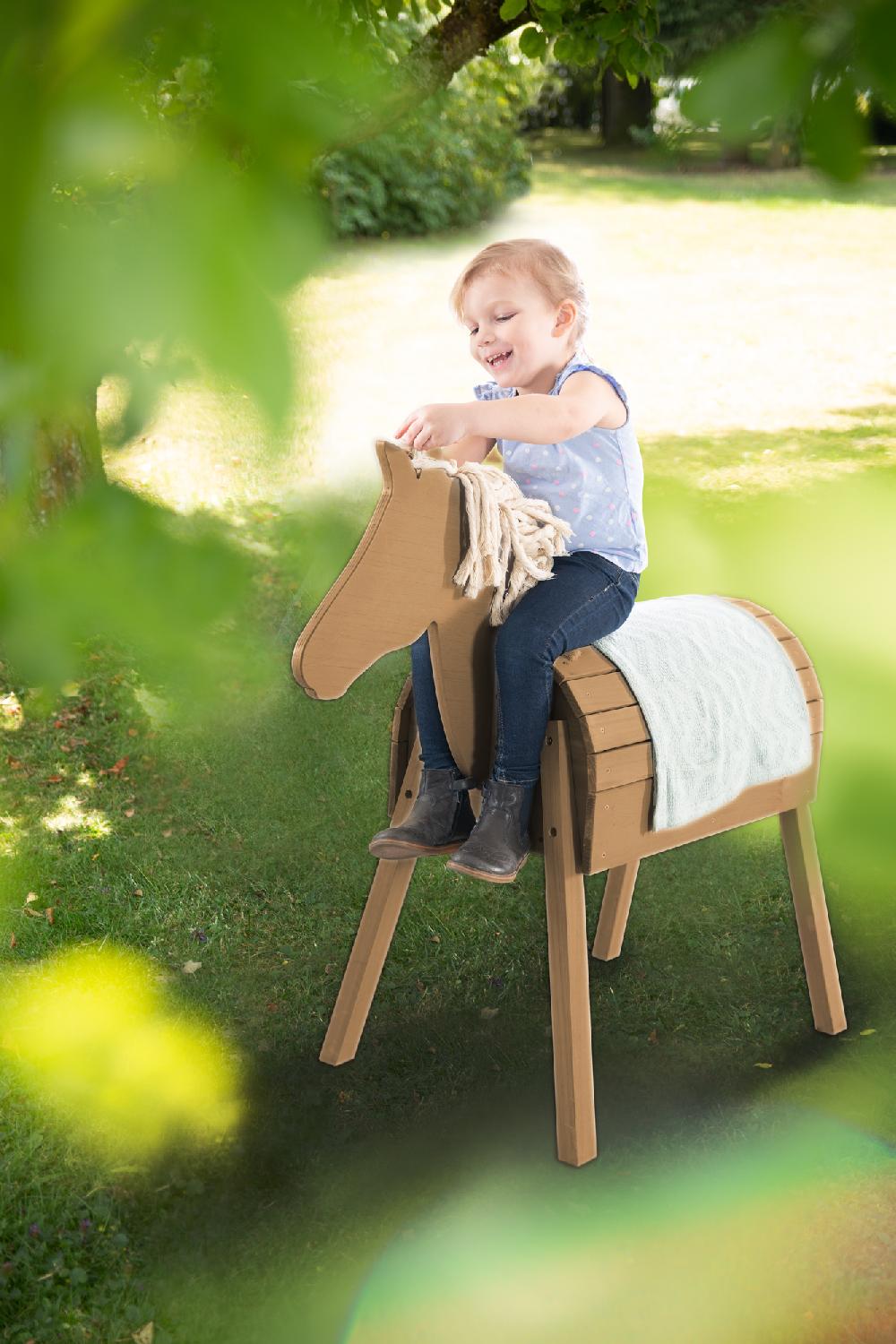 babymarkt Holzpferd Outdoor teakholz Zeitbegrenzte Promotion