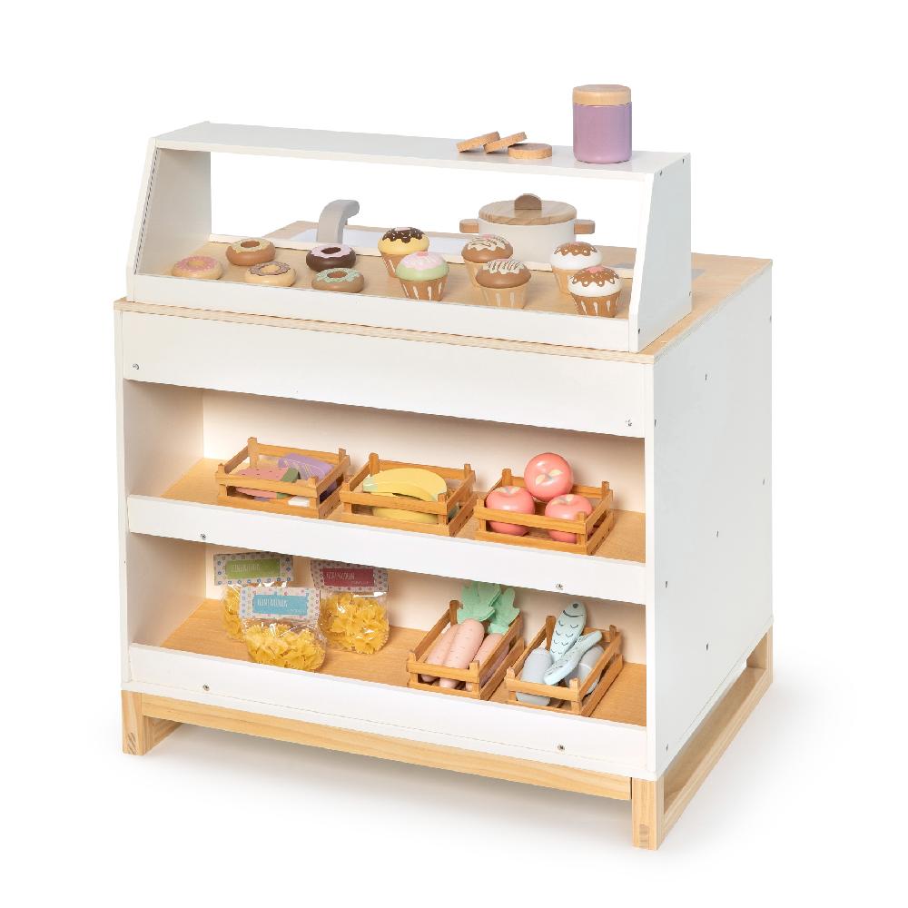 babymarkt Spielküche & Shop Prunus weiß/natur Bis zu 65% Rabatt