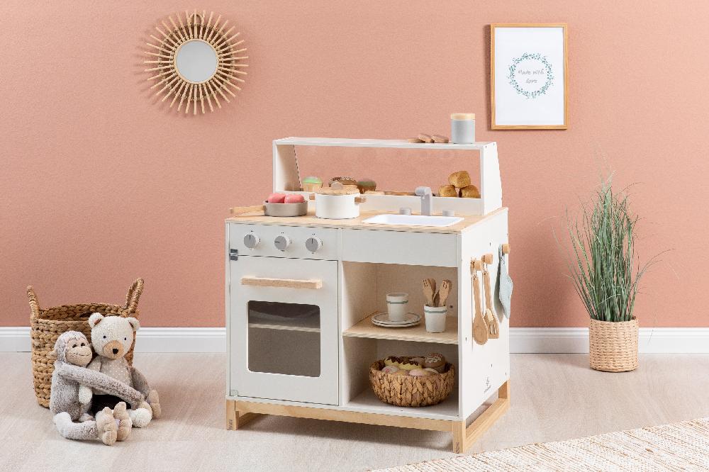 babymarkt Spielküche & Shop Prunus weiß/natur Bis zu 65% Rabatt
